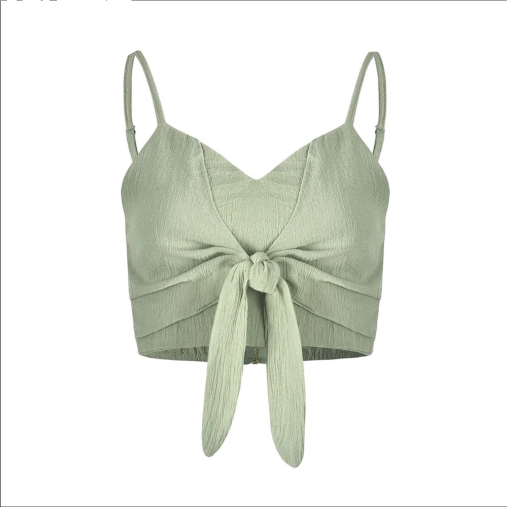 Tie tank top